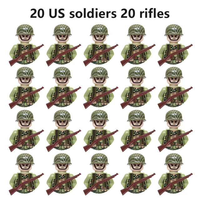 Sada vojenských figurek | Styl Lego - Sada 20 kusů 9