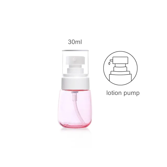 Cestovní obal na kosmetiku - 30ml růžové mléko