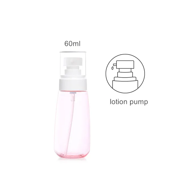 Cestovní obal na kosmetiku - 60ml růžové mléko
