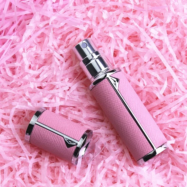 Stylová cestovní lahvička na parfém | 5ml - růžové stříbro