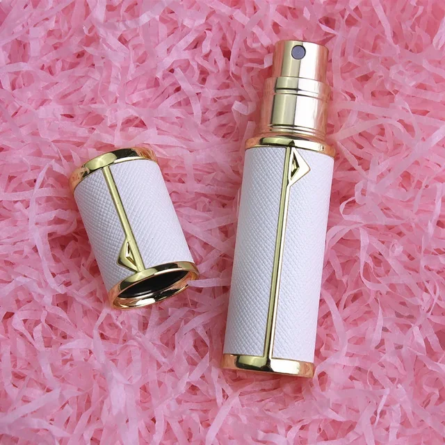 Stylová cestovní lahvička na parfém | 5ml - Bílé zlato