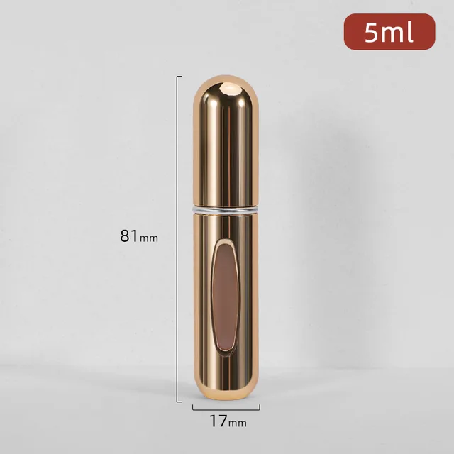 Mini flakon na parfém 5ml - zářivě zlaté