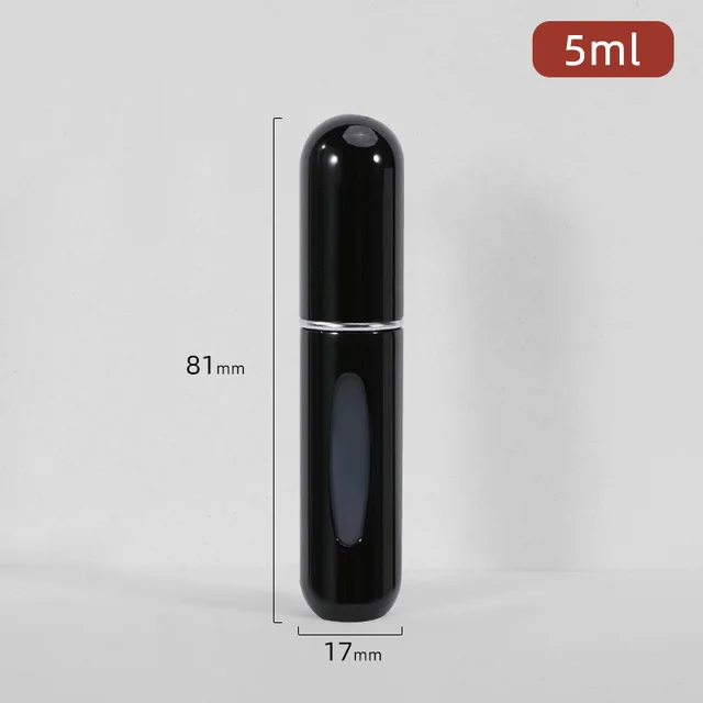 Mini flakon na parfém 5ml - Zářivě černý