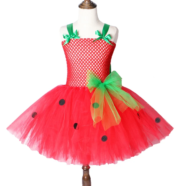 Dívčí kostým jahody | Univerzální šířka - Jahůdka kostým, 60 cm