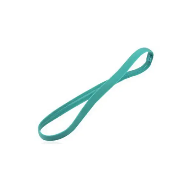 Sportovní čelenka do vlasů | gumová čelenka - Zelená