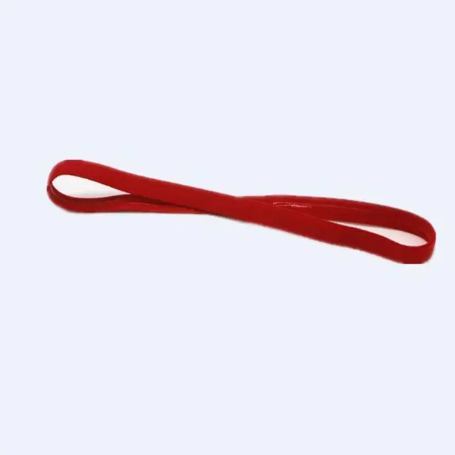 Sportovní čelenka do vlasů | gumová čelenka - červená