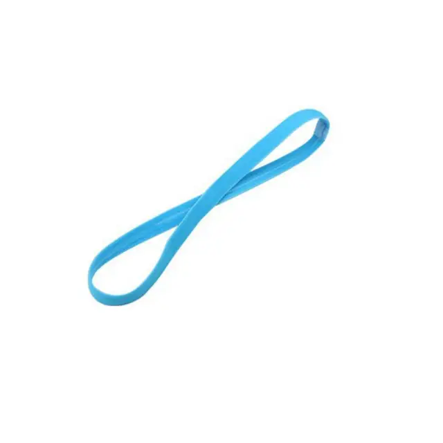 Sportovní čelenka do vlasů | gumová čelenka - Modrá