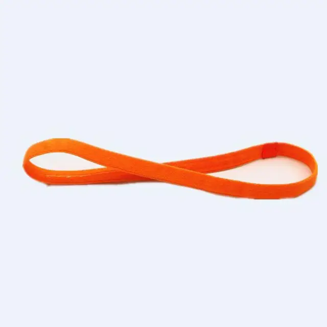 Sportovní čelenka do vlasů | gumová čelenka - Oranžová