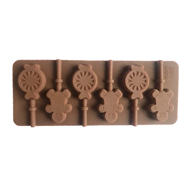 Silikonová forma na čokoládu | forma na lízátka - bonbony a perníčky