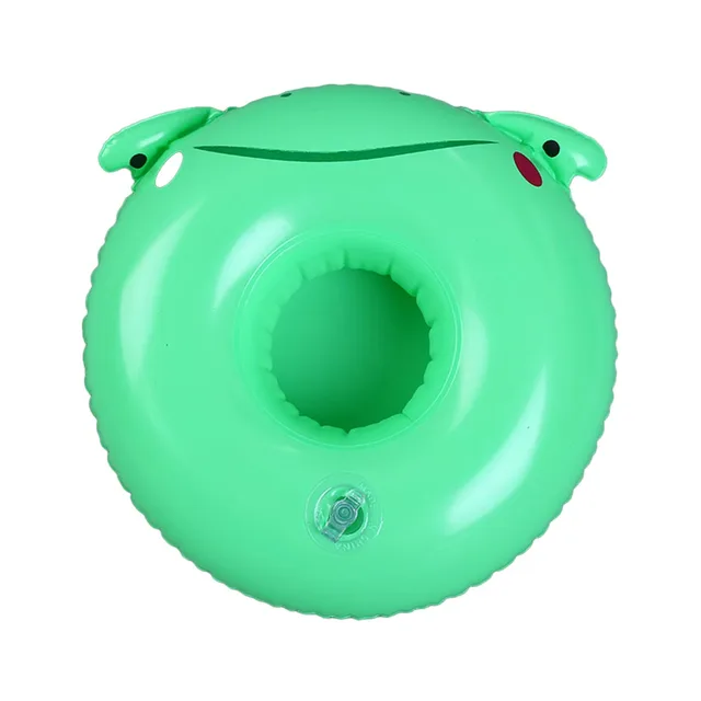 Nafukovací hračka do vody | držák na nápoje - Žába