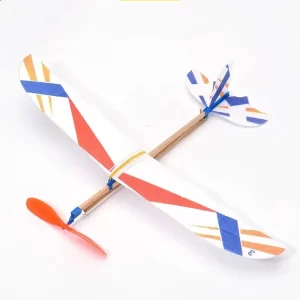 Dětské letadélko s natahovací vrtulí na gumičku