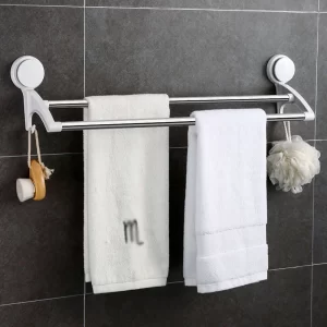 Držák na ručníky | věšák do koupelny – s přísavkami
