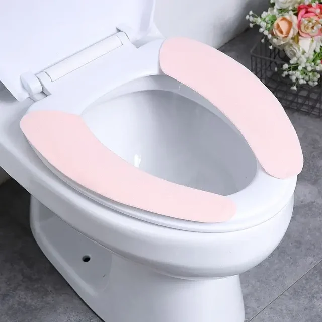 Dětské voděodolné polstrování na WC sedátko - růžový