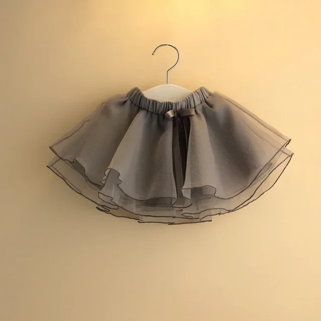 Dětská tylová sukně s mašlí