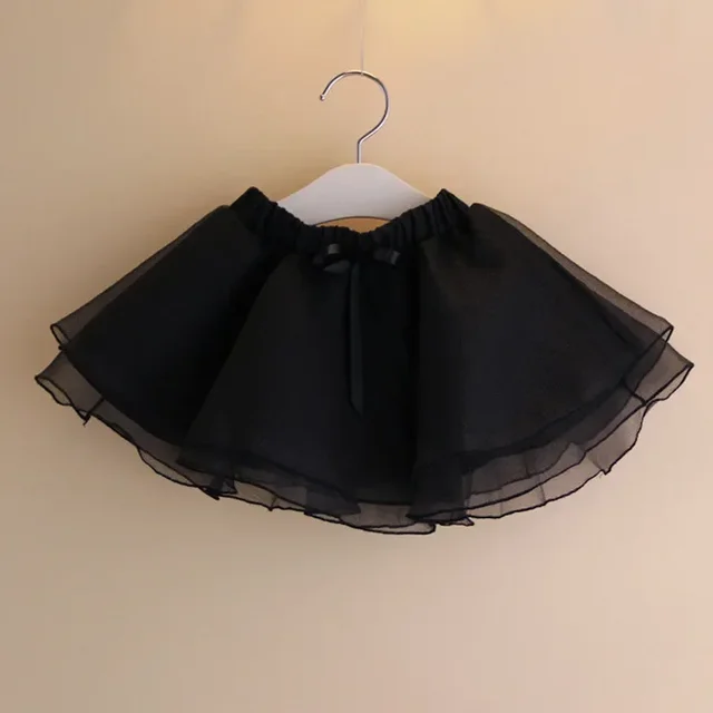 Dětská tylová sukně s mašlí