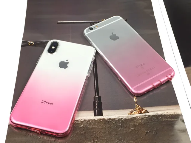 Kryt na iPhone| obal na iPhone duhový - Růžový, Pro iPhone 5 5s SE