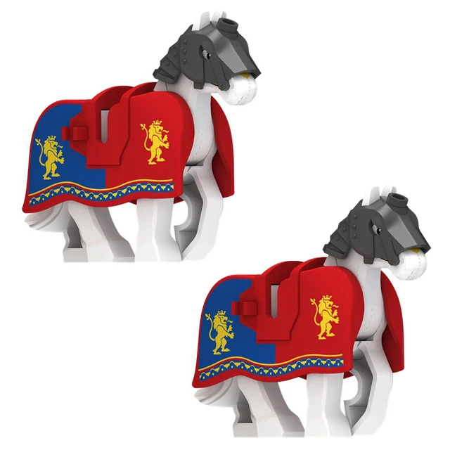 Figurky rytířů a koní | styl Lego - N1003-2PCS