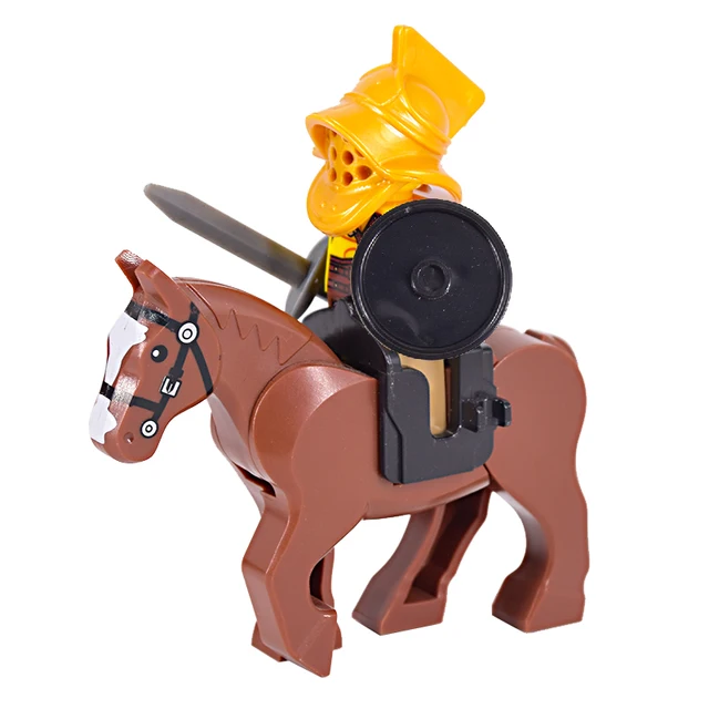 Středověcí rytíři na koních | Styl lego - styl 15