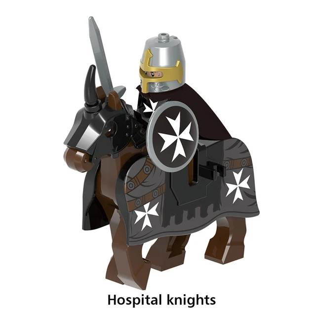 Středověcí rytíři na koních | Styl lego - Styl 40
