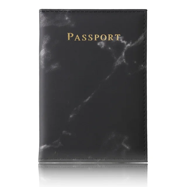 Unisex obal na cestovní pas - černá 1