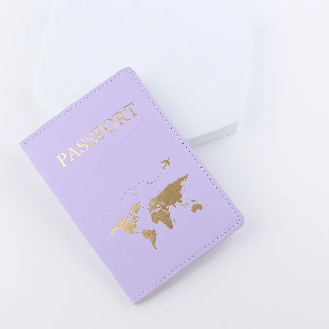 Unisex obal na cestovní pas - Fialová 1