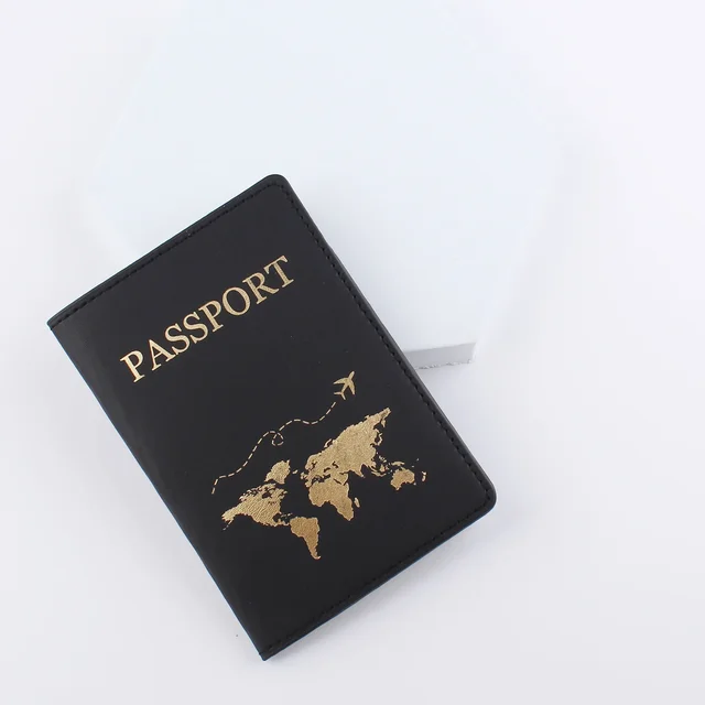 Unisex obal na cestovní pas - černá 2