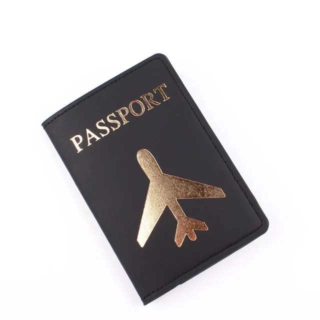Unisex obal na cestovní pas - Černá