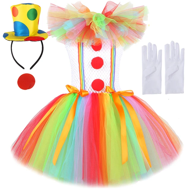 Karnevalové šaty s motivem klauna - set 4 kusy 2, 4 roky