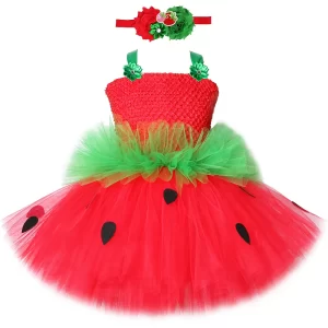 Dívčí kostým s motivem jahody
