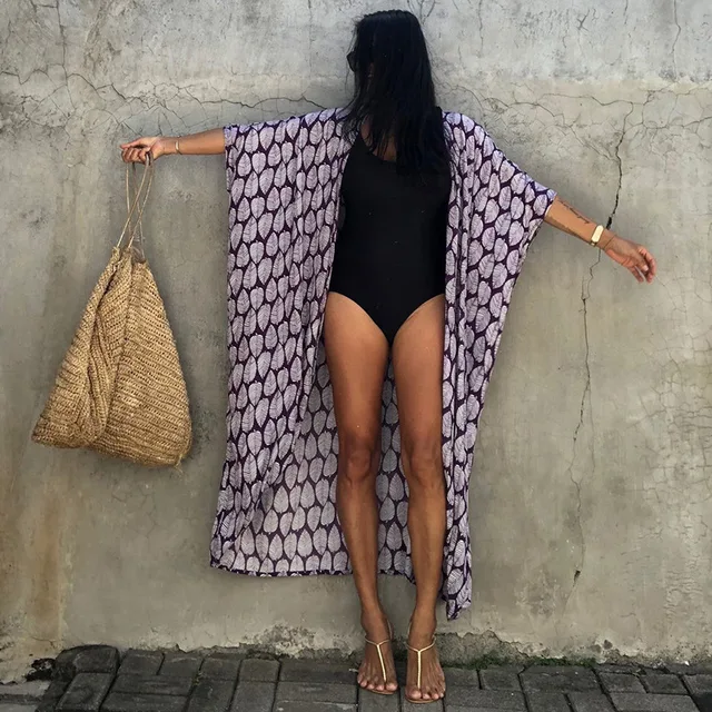 Letní dlouhé plážové šaty | Univerzální velikost - 23