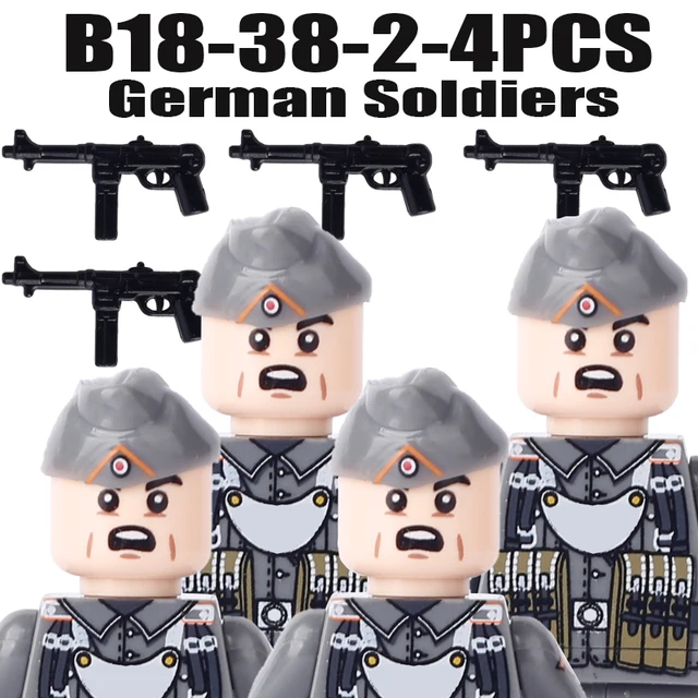 Figurky k vojenské stavebnici | Styl Lego - B18-38-2-4KS