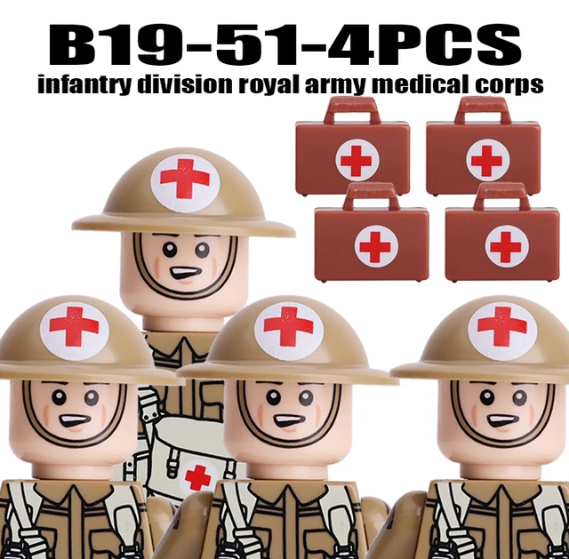 Vojenské figurky a stavební kostky | Styl Lego - B19-51-4KS