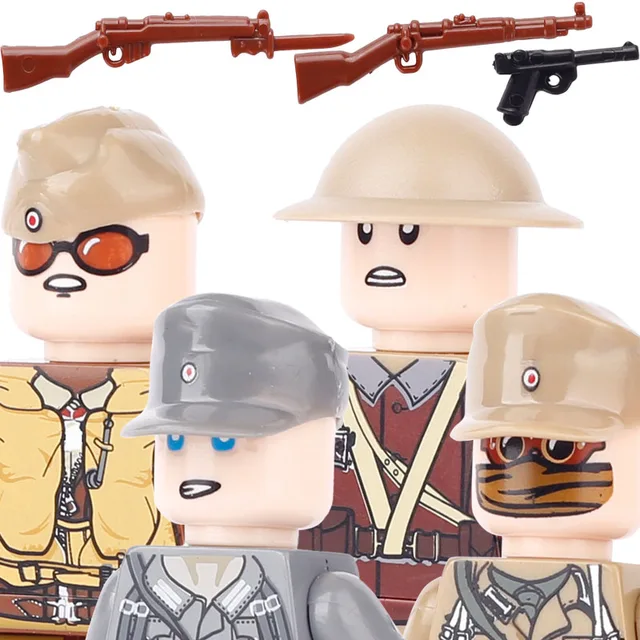 Vojenské figurky a stavební kostky | Styl Lego - námořnictvo