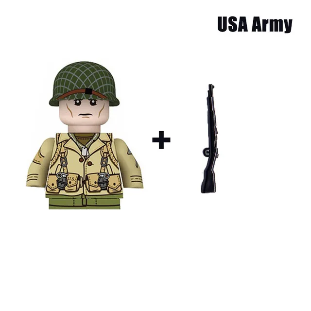 Figurky k vojenské stavebnici | Styl Lego - 1ks-691