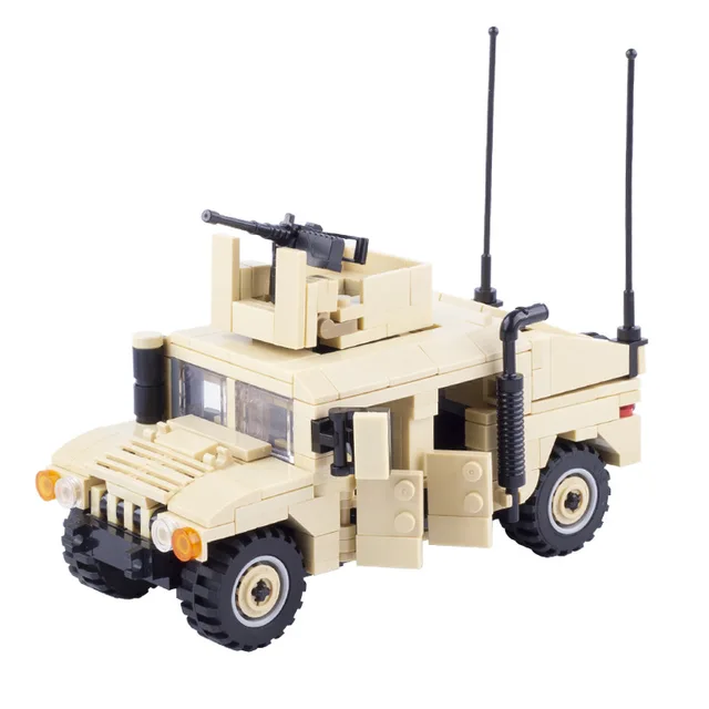 Stavebnice tanku M26 a vojenských vozidel | styl Lego - B14-25-1