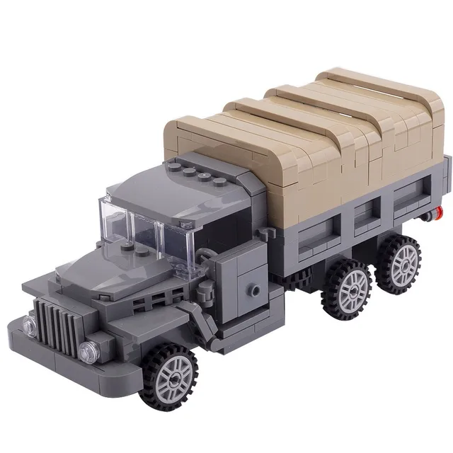 Stavebnice tanku M26 a vojenských vozidel | styl Lego - B11-4