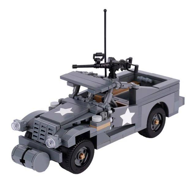 Stavebnice tanku M26 a vojenských vozidel | styl Lego - B23-51