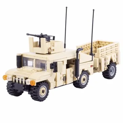 Stavebnice tanku M26 a vojenských vozidel | styl Lego - B14-25-2