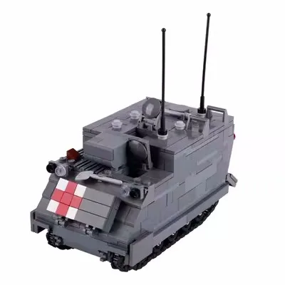 Stavebnice tanku M26 a vojenských vozidel | styl Lego - B23-32