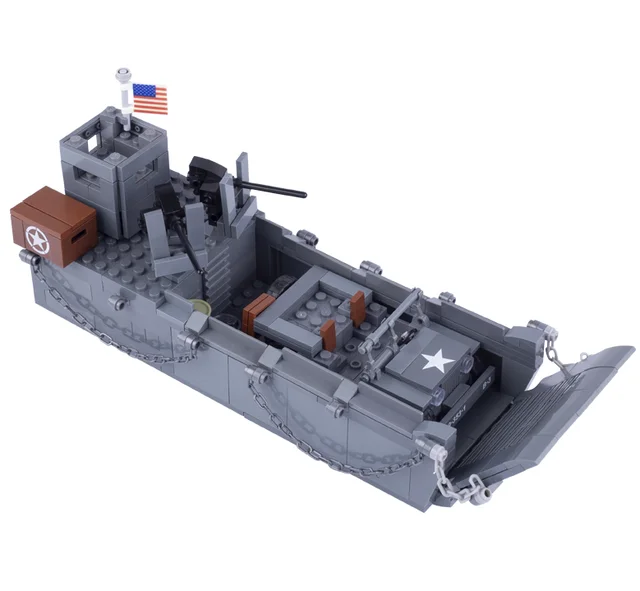 Stavebnice tanku M26 a vojenských vozidel | styl Lego - Černá
