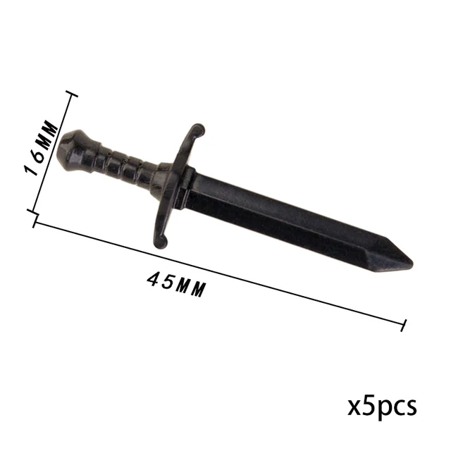 Válečníkovy doplňky: štít, meč, plášť a helmice | Styl Lego - KTPJB003