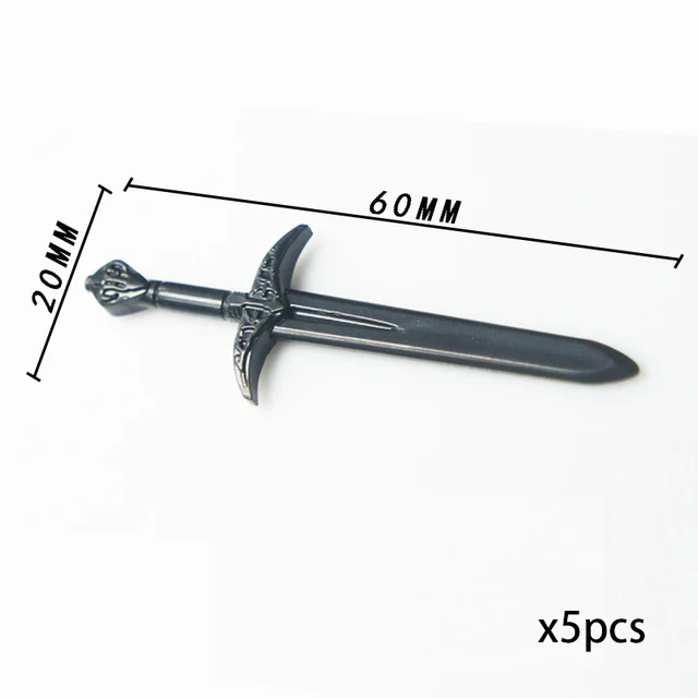 Válečníkovy doplňky: štít, meč, plášť a helmice | Styl Lego - KTPJB013