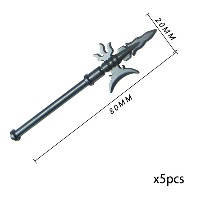 Válečníkovy doplňky: štít, meč, plášť a helmice | Styl Lego - KTPJB051