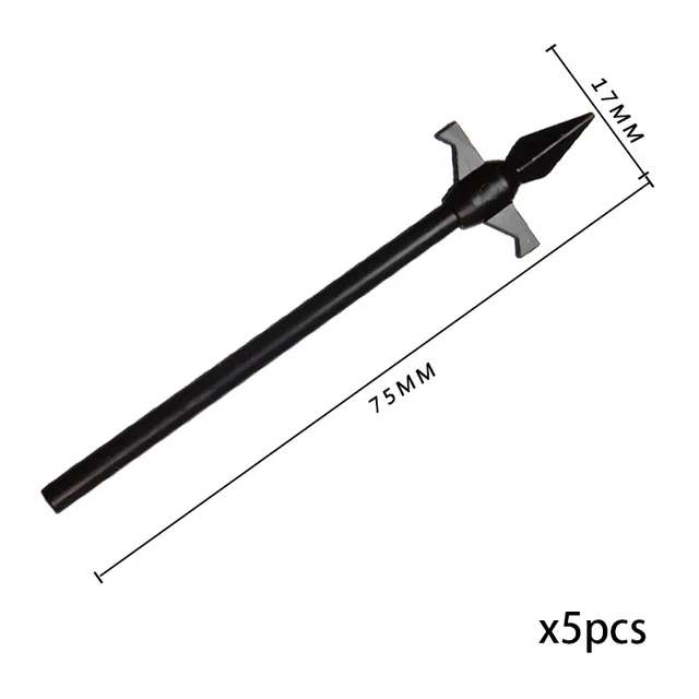 Válečníkovy doplňky: štít, meč, plášť a helmice | Styl Lego - KTPJB171