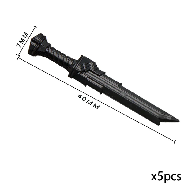 Válečníkovy doplňky: štít, meč, plášť a helmice | Styl Lego - KTPJB209