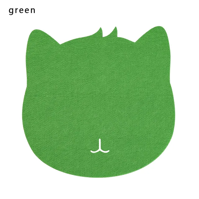 Podložka na myš | podložka pod myš, styl kočka - Zelená