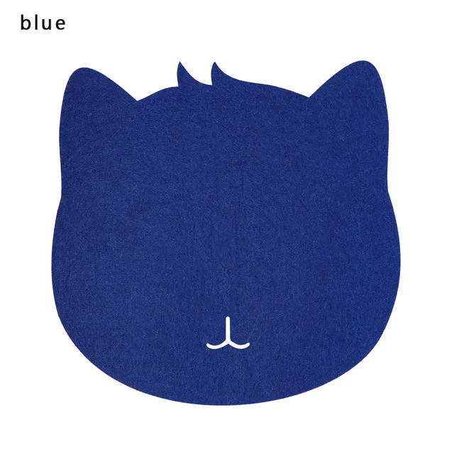 Podložka na myš | podložka pod myš, styl kočka - Modrá