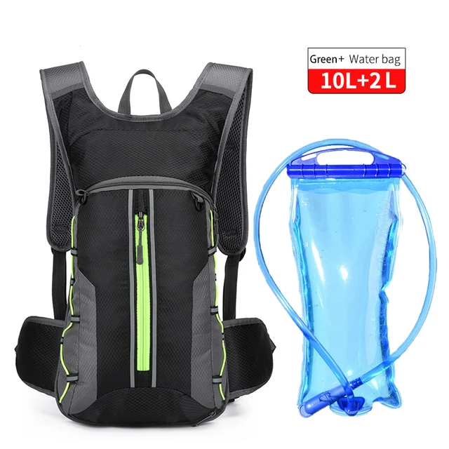 Vodotěsný cyklistický batoh |10 l - Zelený vak na vodu