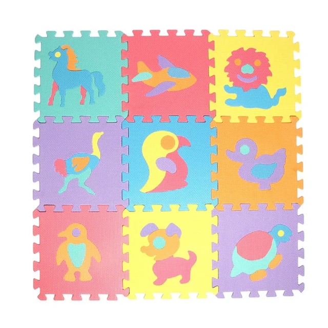 Pěnová hrací podložka pro děti | 10 kusů - Zvíře