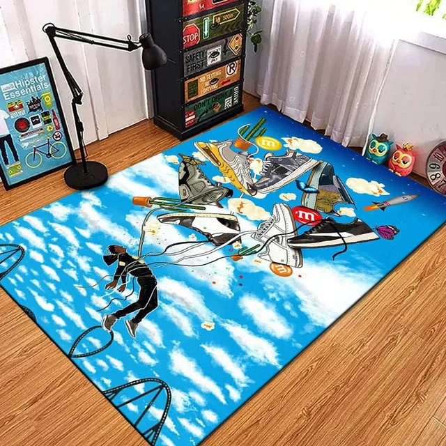 Módní koberec do obývacího či dětského pokoje - Styl K, 50x80cm